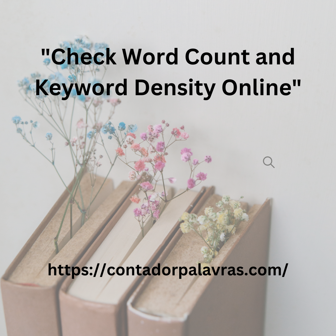 "Check Word Count and Keyword Density Online"